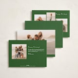 "insta joy" - Holiday Cards in Santa Suit by Kamala Nahas - Back of Card Options