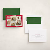 "insta joy" - Holiday Cards in Santa Suit by Kamala Nahas - Assembled