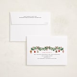 "Meowy Christmas" - Holiday Cards in Vintage by Sarah Knight - FREE Recipient Addressing