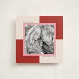 "Checkmate" - Holiday Cards in Cranberry Tart by Morgan Kendall - Front