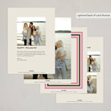 "Hudson" - Holiday Cards in Gumdrop by Megan Davis - Back of Card Options
