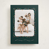 "Crazy Lights" - Holiday Cards in Forest by Holly Whitcomb - Front