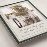 "Oasis" - Holiday Cards in Olive by Petra Kern - Detail