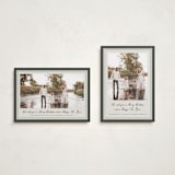 "Oasis" - Holiday Cards in Olive by Petra Kern - Photo Orientation Options