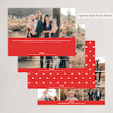 "Joyful Duet" - Holiday Cards in Cranberry by Lisa Cersovsky - Back of Card Options