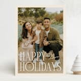 "Article" - Holiday Cards in Eggnog by Pixel and Hank - Front