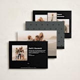 "Mickey Filmstrip" - Holiday Cards in Retro by Kamala Nahas - Back of Card Options