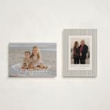"Magical" - Holiday Cards in Snow by Emily Betts - Photo Orientation Options