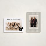 "Magical Year" - Holiday Cards in Ink by Mackenzie Clarken - Photo Orientation Options
