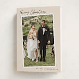 "Dated Snapshot" - Holiday Cards in Latte by Alicia Schultz - Folded Card