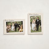 "Dated Snapshot" - Holiday Cards in Latte by Alicia Schultz - Photo Orientation Options