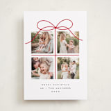 "Christmas Gift" - Holiday Cards in Snow by Jenny Millington - Front