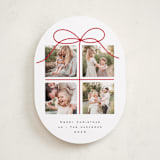 "Christmas Gift" - Holiday Cards in Snow by Jenny Millington - Front