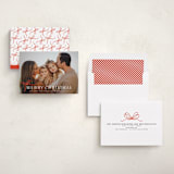 "Cute bow" - Holiday Cards in Candy Cane by Yuliya Evseeva - Assembled