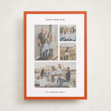 "Classic Collage" - Holiday Cards in Berry by Wendy Chung - Front