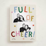 "Full of Joy (& Cheer)" - Holiday Cards in Jubilant by Kercia Jane - Front