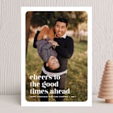 "good times ahead" - Holiday Cards in Snow by Sarah Curry - Front