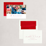 "Familia" - Holiday Cards in Berry by Kelly Schmidt - Assembled