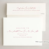 "Familia" - Holiday Cards in Berry by Kelly Schmidt - FREE Recipient Addressing