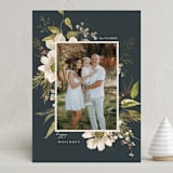 "WINTER LIGHT" - Holiday Cards in Midnight by Kelly Ventura - Front