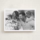 "Holiday Poster" - Holiday Cards in Snow by Maria Alou - Front