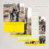 "Decking New Halls" - Holiday Cards in Sunshine by Hudson meet Rose - Back of Card Options
