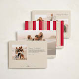 "Scripted Note" - Holiday Cards in Champagne by Baumbirdy - Back of Card Options