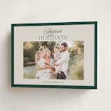 "refined bliss" - Holiday Cards in Evergreen by Carolyn Nicks - Folded Card