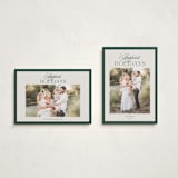 "refined bliss" - Holiday Cards in Evergreen by Carolyn Nicks - Photo Orientation Options