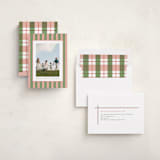 "Southern Sripes" - Holiday Cards in Azalea by Cindy Reynolds - Assembled