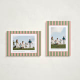 "Southern Sripes" - Holiday Cards in Azalea by Cindy Reynolds - Photo Orientation Options