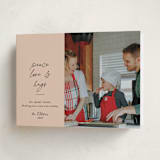 "Peace Love and Cookies" - Holiday Cards in Gingerbread by Erika Firm - Folded Card