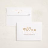 "Peace Love and Cookies" - Holiday Cards in Gingerbread by Erika Firm - FREE Recipient Addressing