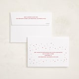 "Happy Checkers" - Holiday Cards in Cranberry by Katie Zimpel - FREE Recipient Addressing
