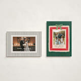 "Painted Frames" - Holiday Cards in Evergreen by Julie Murray - Photo Orientation Options