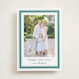 "Preppy Ribbon" - Holiday Cards in Spearmint by Carolyn MacLaren - Front