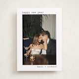 "Typewriter" - Holiday Cards in Snow by Amanda Stuff - Front