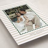 "Tagged Stripes" - Holiday Cards in Gingerbread by Danie Romrell - Detail