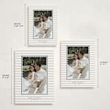 "Tagged Stripes" - Holiday Cards in Gingerbread by Danie Romrell - Formats Available