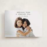"Embrace Hope" - Holiday Cards in Fir by Carrie ONeal - Front