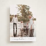 "modernist" - Holiday Cards in Snow by Christy Hy Lee - Front