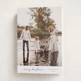 "modernist" - Holiday Cards in Snow by Christy Hy Lee - Folded Card