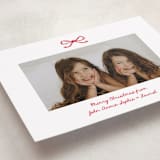 "Mini Bow" - Holiday Cards in Candied Apple by Kelly Watkins - Detail