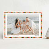 "Pom Pom Garland" - Holiday Cards in Candied Apple by Joanna Griffin - Front