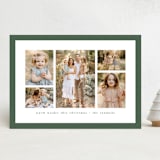 "Warmest Wishes" - Holiday Cards in Sage by Lea Delaveris - Front