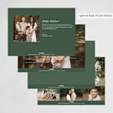 "Warmest Wishes" - Holiday Cards in Sage by Lea Delaveris - Back of Card