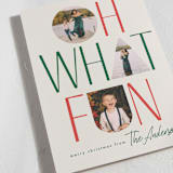 "oh what fun shapes" - Holiday Cards in Eggnog by Karidy Walker - Detail