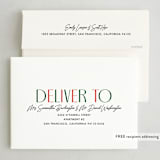 "oh what fun shapes" - Holiday Cards in Eggnog by Karidy Walker - FREE Recipient Addressing