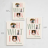 "oh what fun shapes" - Holiday Cards in Eggnog by Karidy Walker - Formats Available