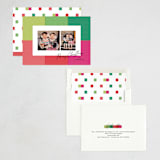 "Cheerful Checks" - Holiday Cards in Brights by Itsy Belle Studio - Assembled